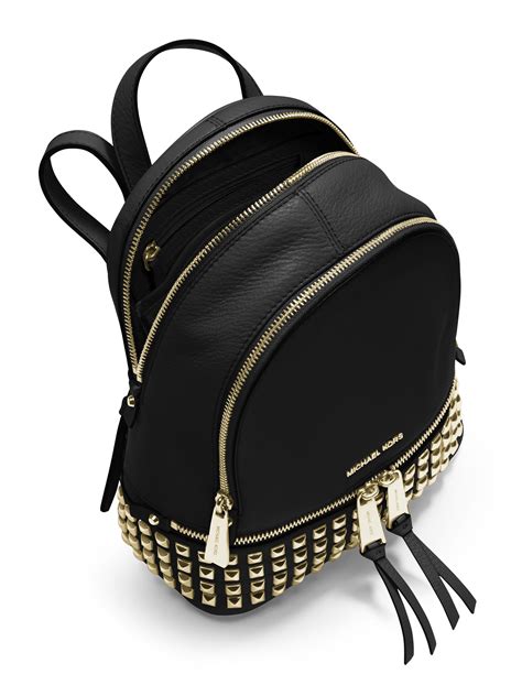 michael kors rucksack rhea small outfit|michael kors mini studded backpack.